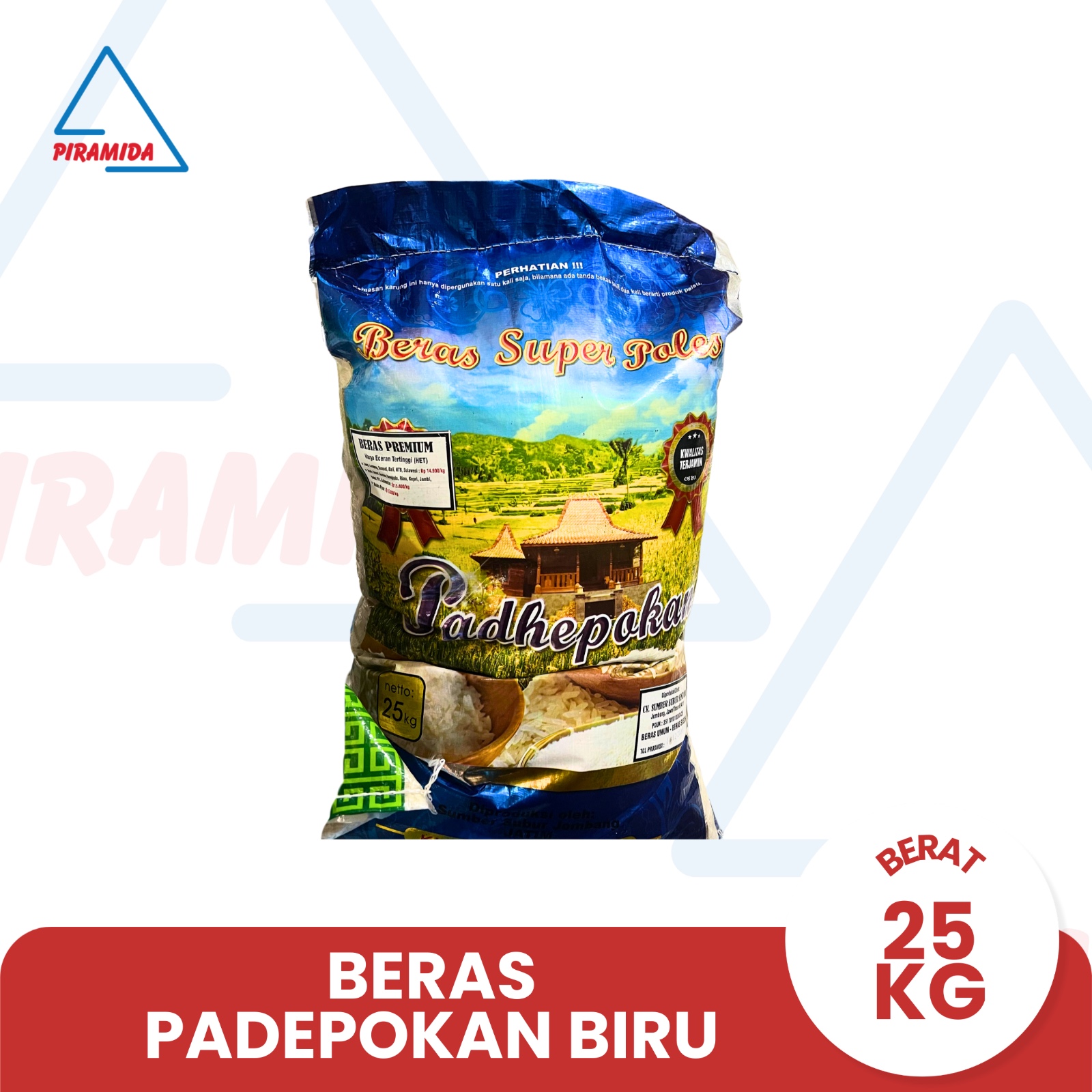 Beras Padepokan Biru 25 Kg