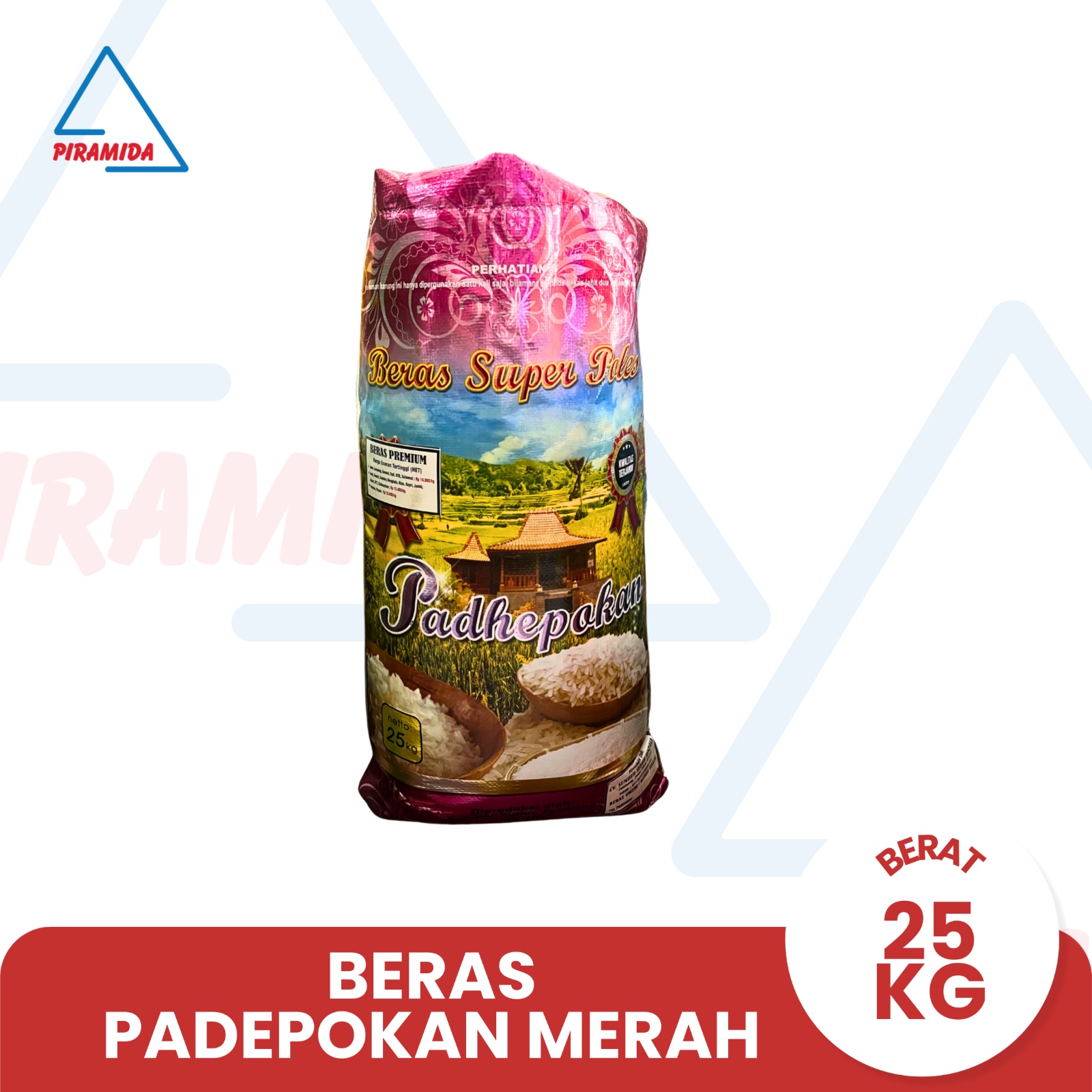 Beras Padepokan Merah 25 Kg